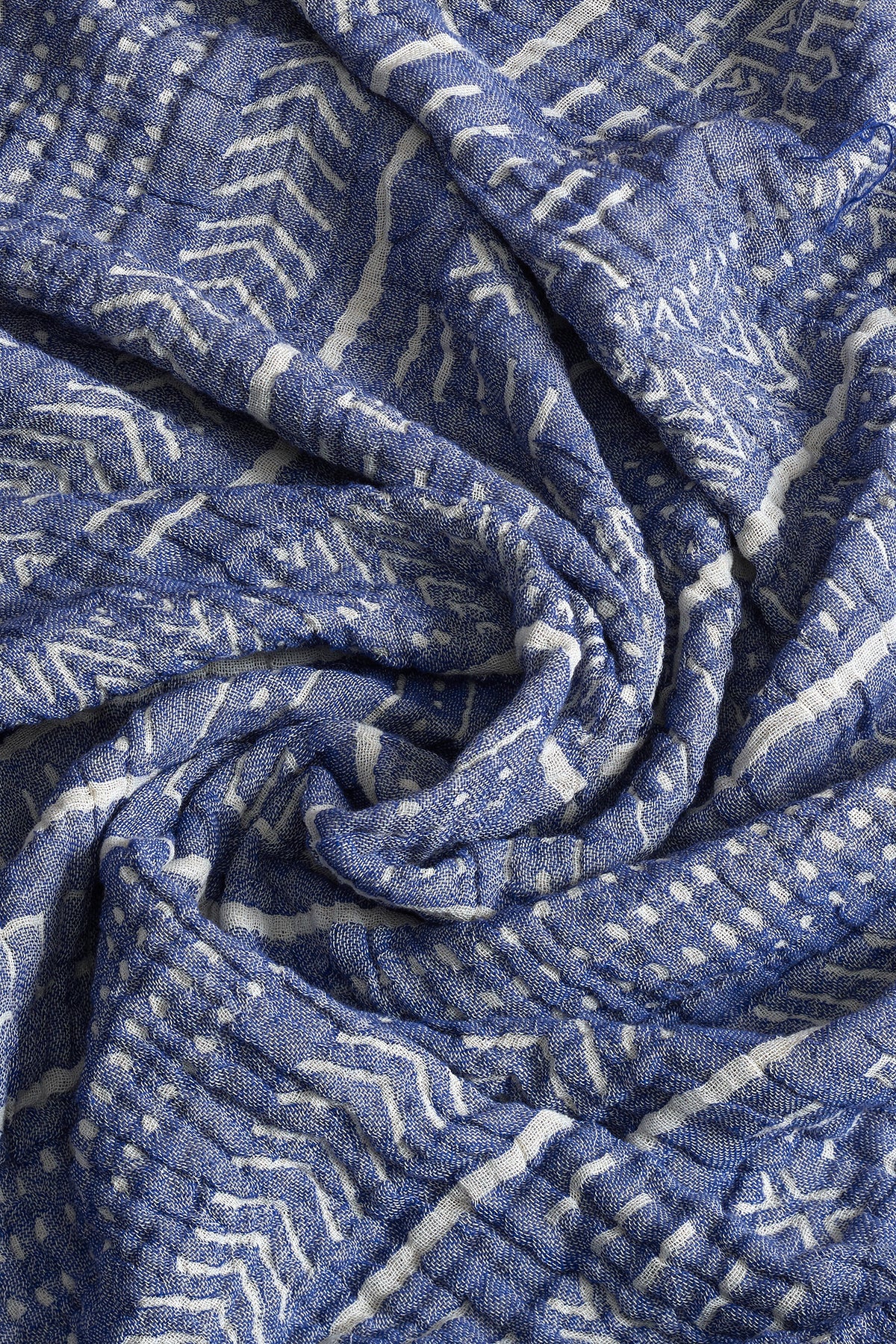 100% Organic Cotton Turkish Throw Blanket; 90" x 77" Bedspread Muslin Light Blankets for Bed or Couch | Indoor or Outdoor Cozy Hand Woven