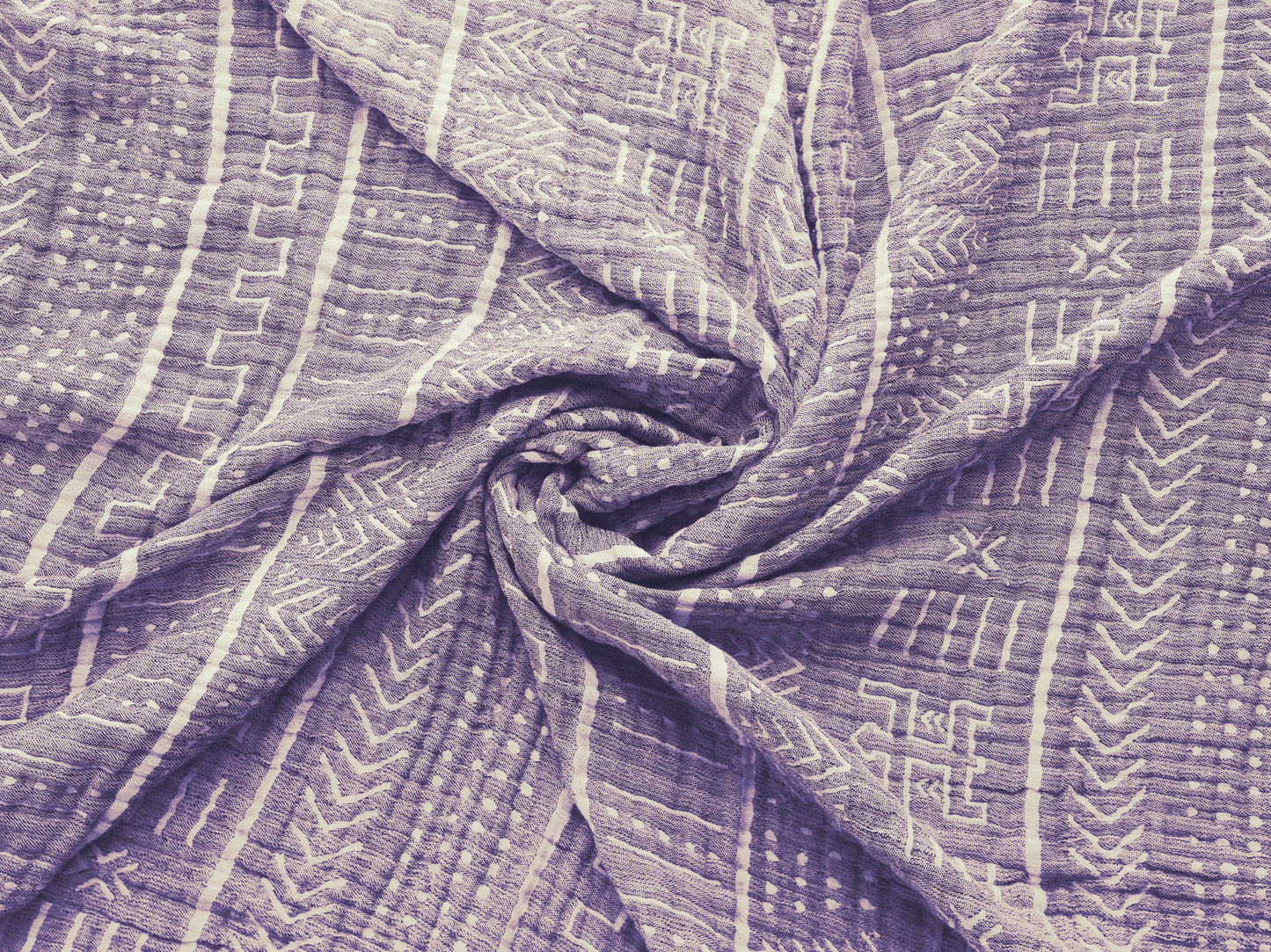 100% Organic Cotton Turkish Throw Blanket; 90" x 77" Bedspread Muslin Light Blankets for Bed or Couch | Indoor or Outdoor Cozy Hand Woven